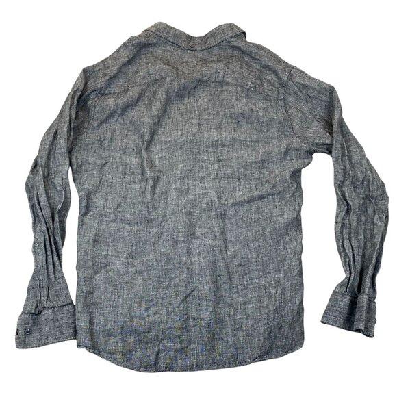 Claiborne Mens 100% Linen Shirt Size XL Long Sleeve Button Down Slim Fit Casual - Picture 2 of 9